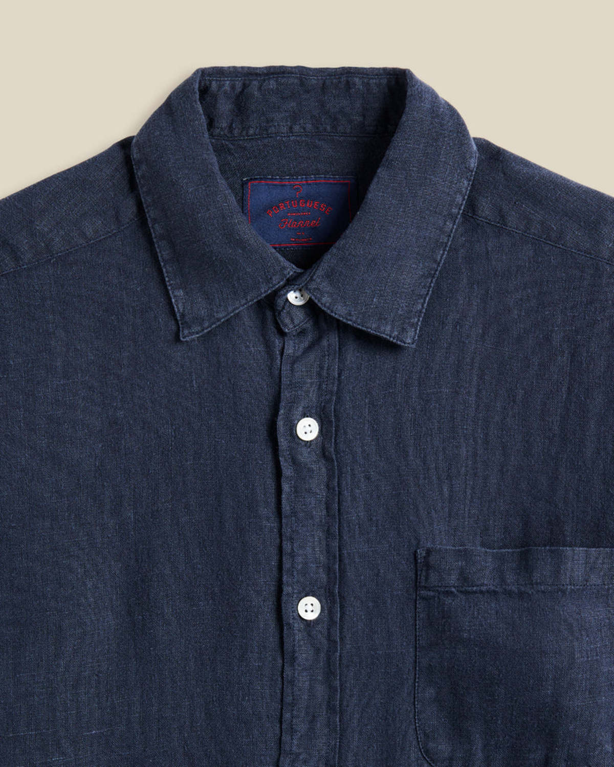 Portuguese Flannel Linen Long Sleeve Shirt - Image 2 of 5