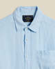 Portuguese Flannel Linen Sky Long Sleeve Shirt - Thumbnail 2