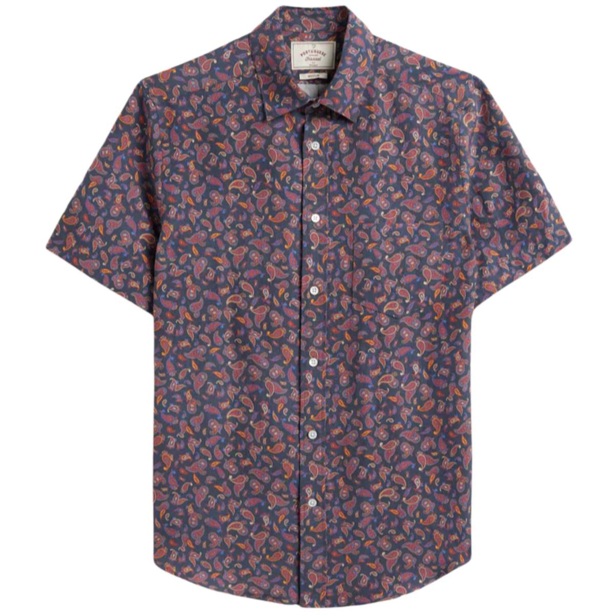 Portuguese Flannel Paisley Silk Linen Shirt - Image 1 of 4