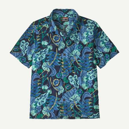 Patagonia Go To Shirt - Dirt Bags Multi/Abalone Blue | Garmentory