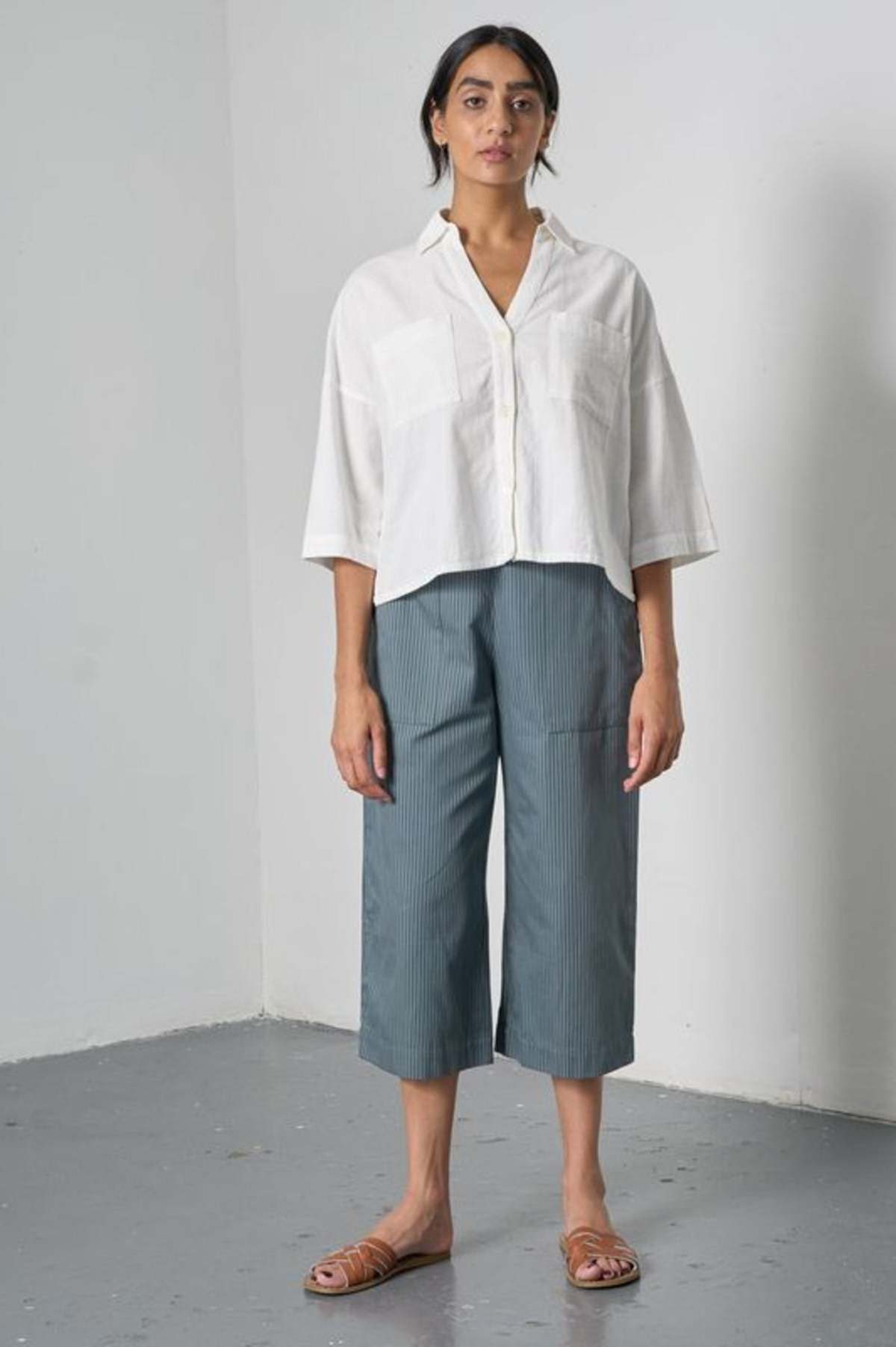 Bibico Anna Culottes Pants - Slate - Image 2 of 5