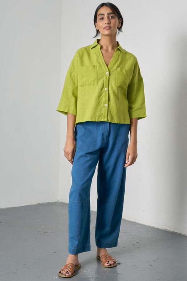 Bibico Ava Oversized Blouse - Citronelle