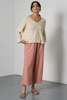 Bibico Clara Taper Trousers Little Check - Thumbnail 1