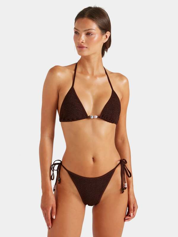 Hunza G Gina Beaded Bikini Bottom