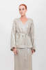 Nary Kimono Wrap Top Shimmer Twill - Champagne - Thumbnail 1