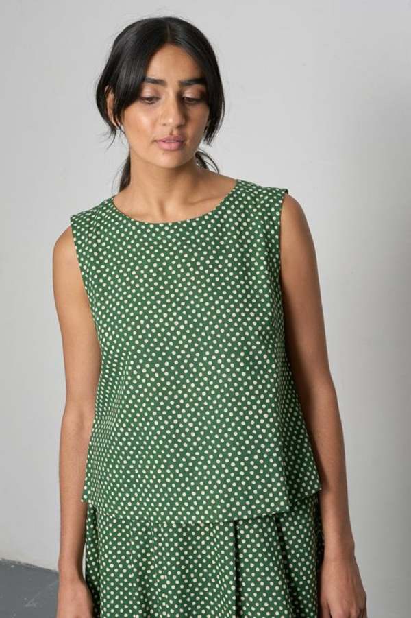 Bibico Pippa Sleeveless Top - Green