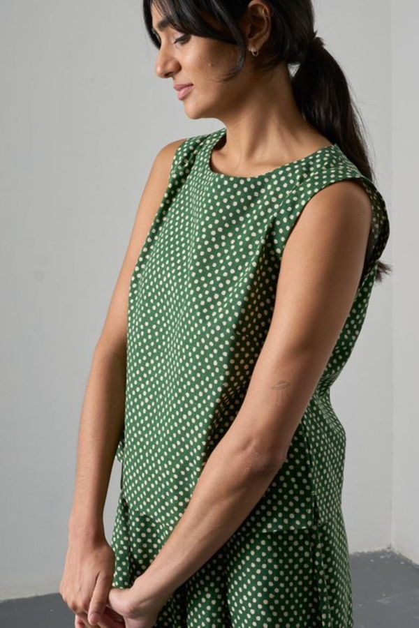 Bibico Pippa Sleeveless Top - Green