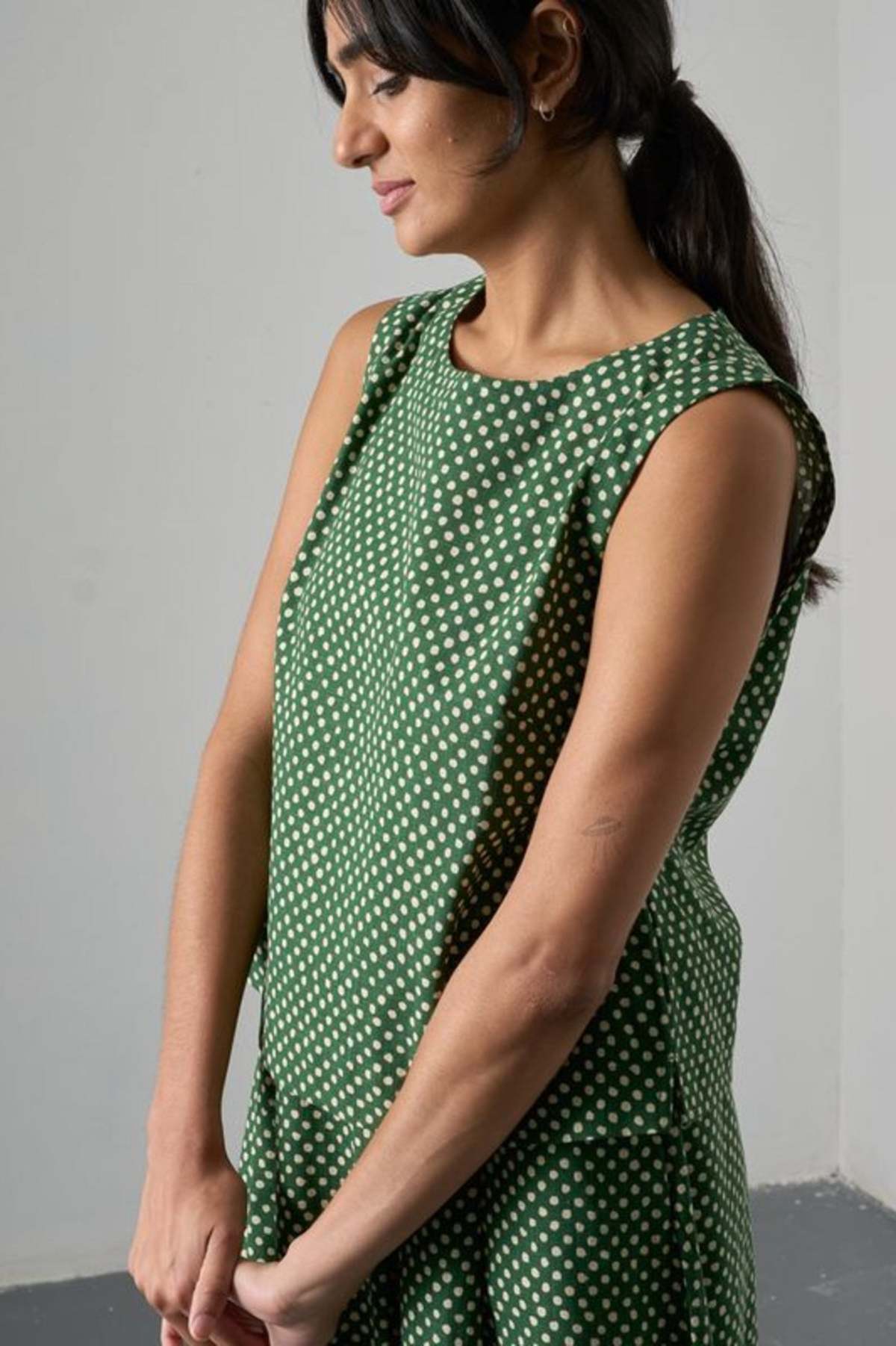 Bibico Pippa Sleeveless Top - Green - Image 2 of 5