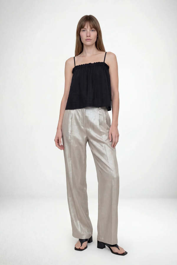 Nary Pleated High Waist Trouser