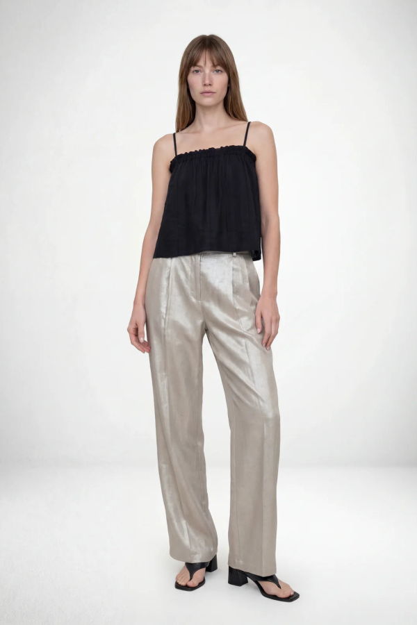 Nary Pleated High Waist Trouser