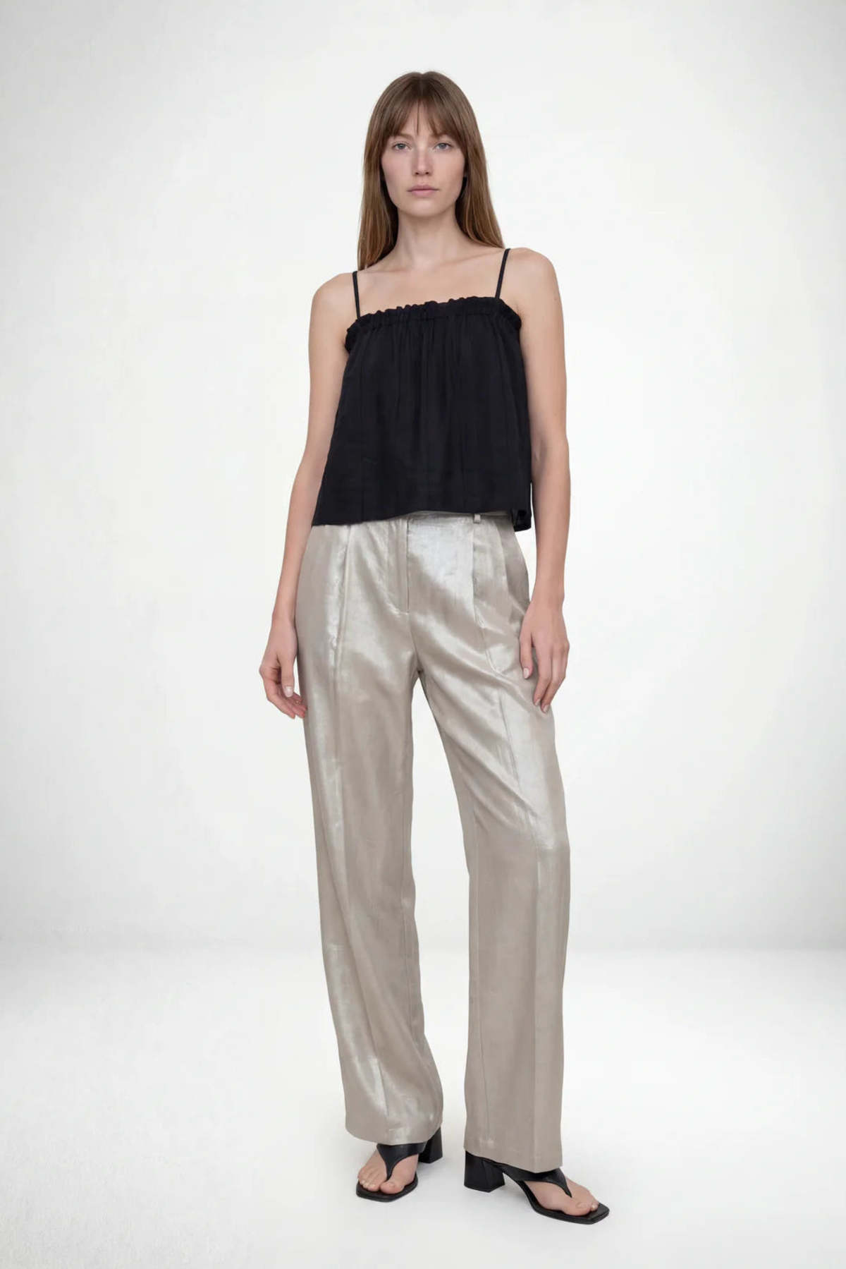 Nary Pleated High Waist Trouser - Image 2 of 3