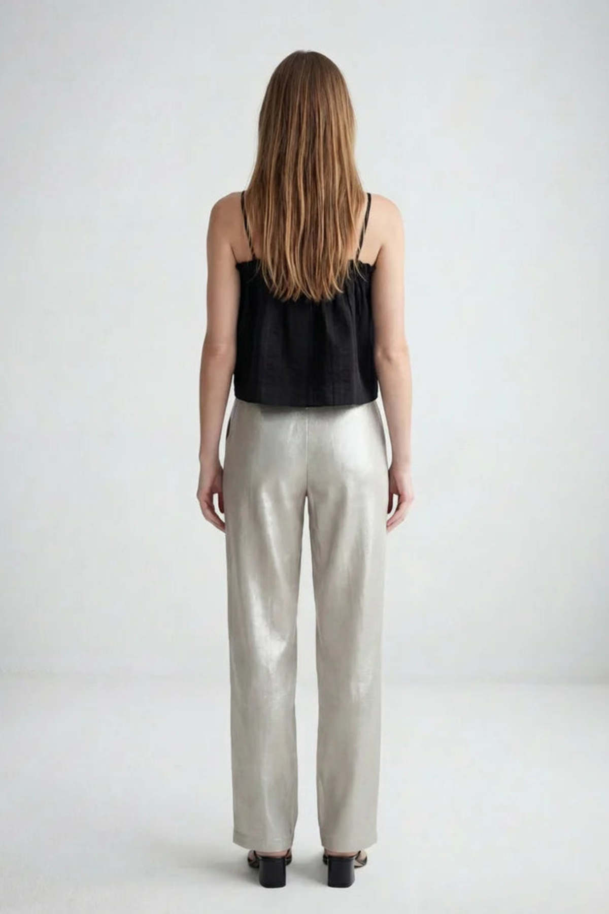 Nary Pleated High Waist Trouser - Image 3 of 3