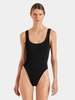 Hunza G Square Neck 1pc One-Piece Swimsuit - Thumbnail 1