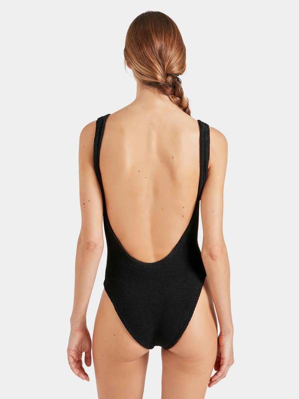 Hunza G Square Neck 1pc One-Piece Swimsuit