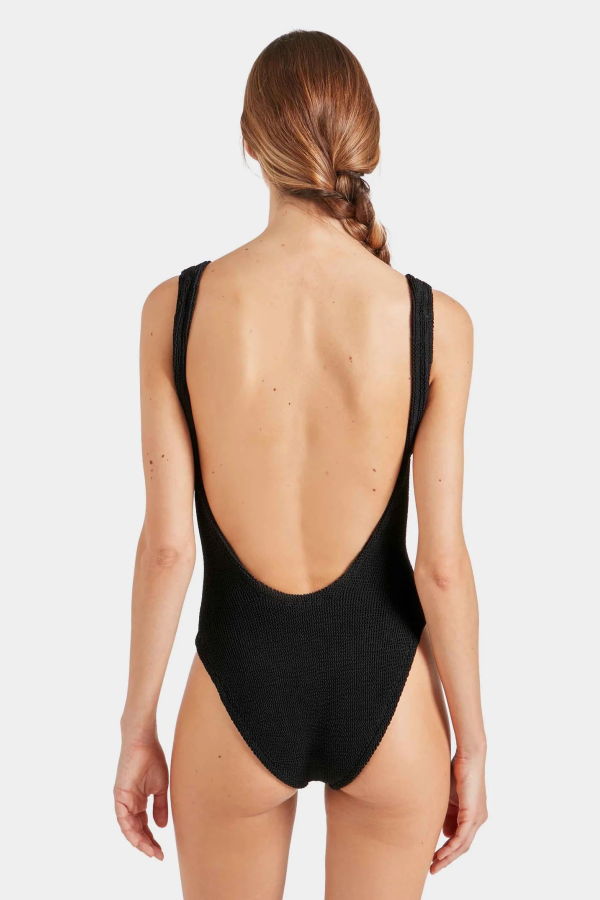 Hunza G Square Neck 1pc One-Piece Swimsuit