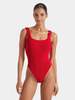 Hunza G Square Neck One-Piece Swimsuit - Thumbnail 1