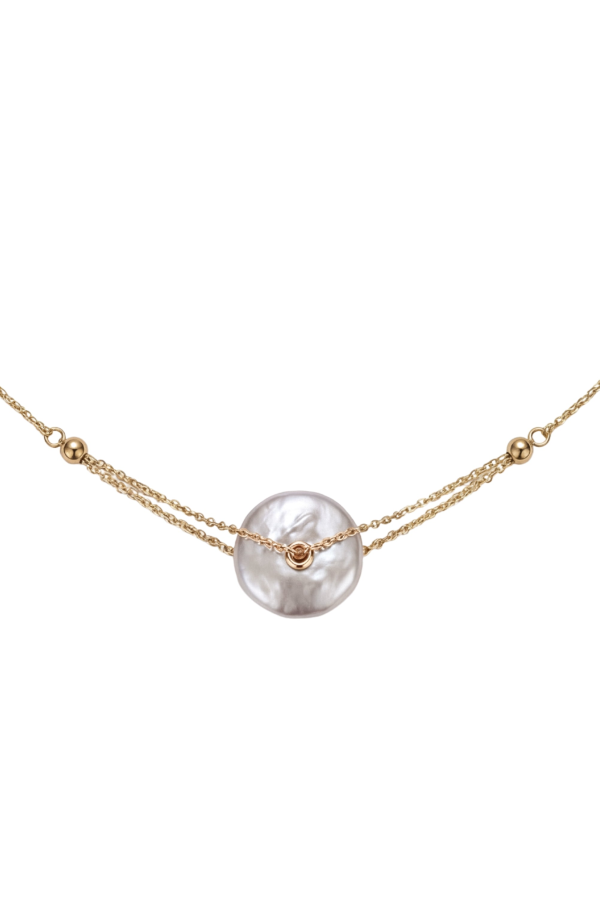 seree Mabel Pendant Pearl Necklace - Off White