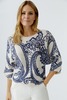 OUI FASHION Tricot Paisley Sweater - Thumbnail 2