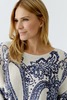 OUI FASHION Tricot Paisley Sweater - Thumbnail 3