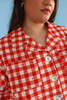 Noble Shell Utility Shirt In Gingham Fishies - Thumbnail 3
