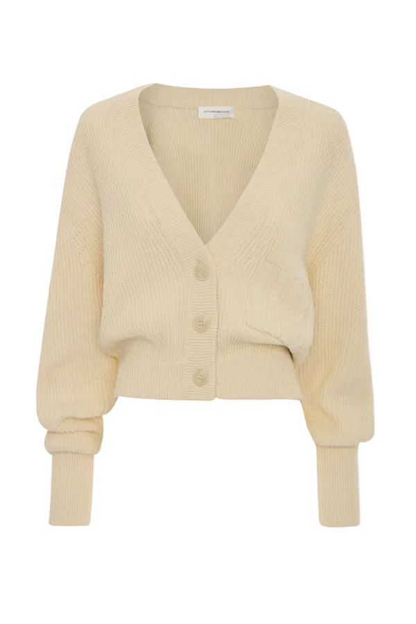 Victoria Beckham Cable Pocket Cardigan