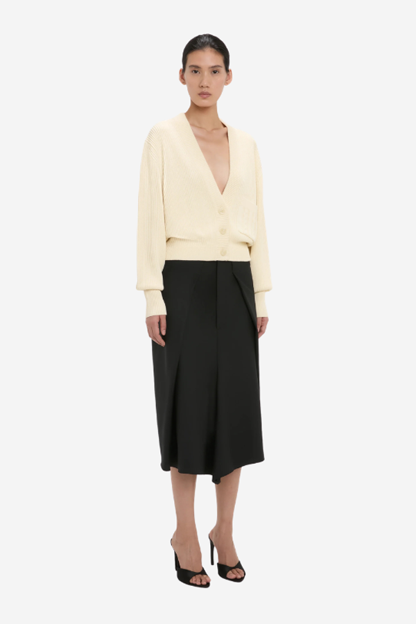 Victoria Beckham Cable Pocket Cardigan