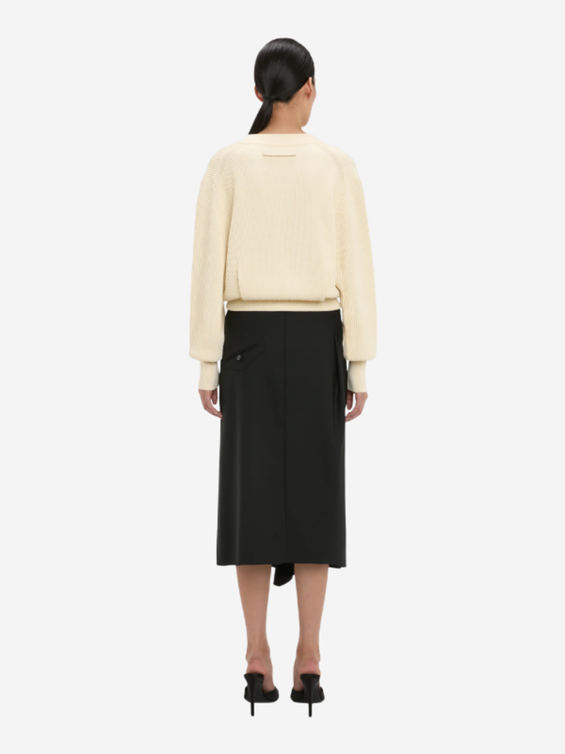 Victoria Beckham Cable Pocket Cardigan