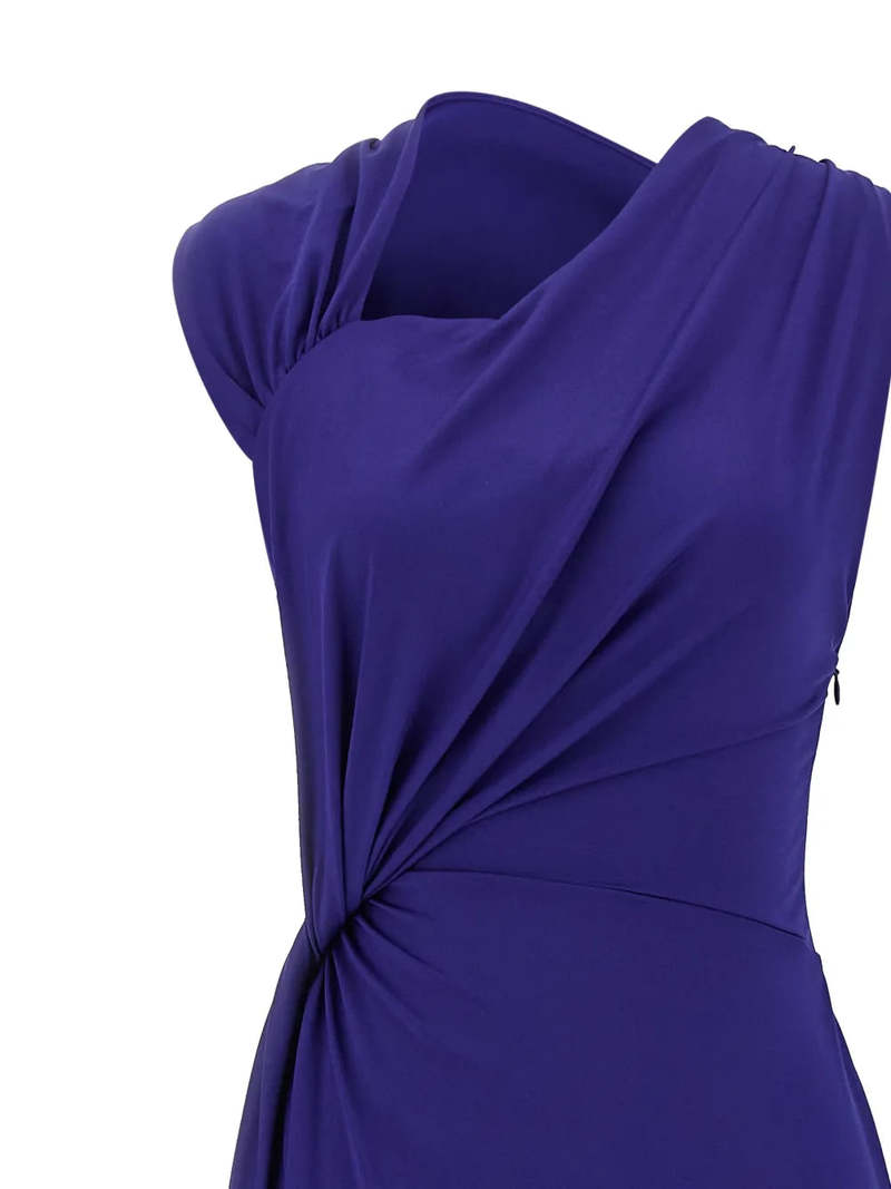 Victoria Beckham Cap Sleeve Midi Dress
