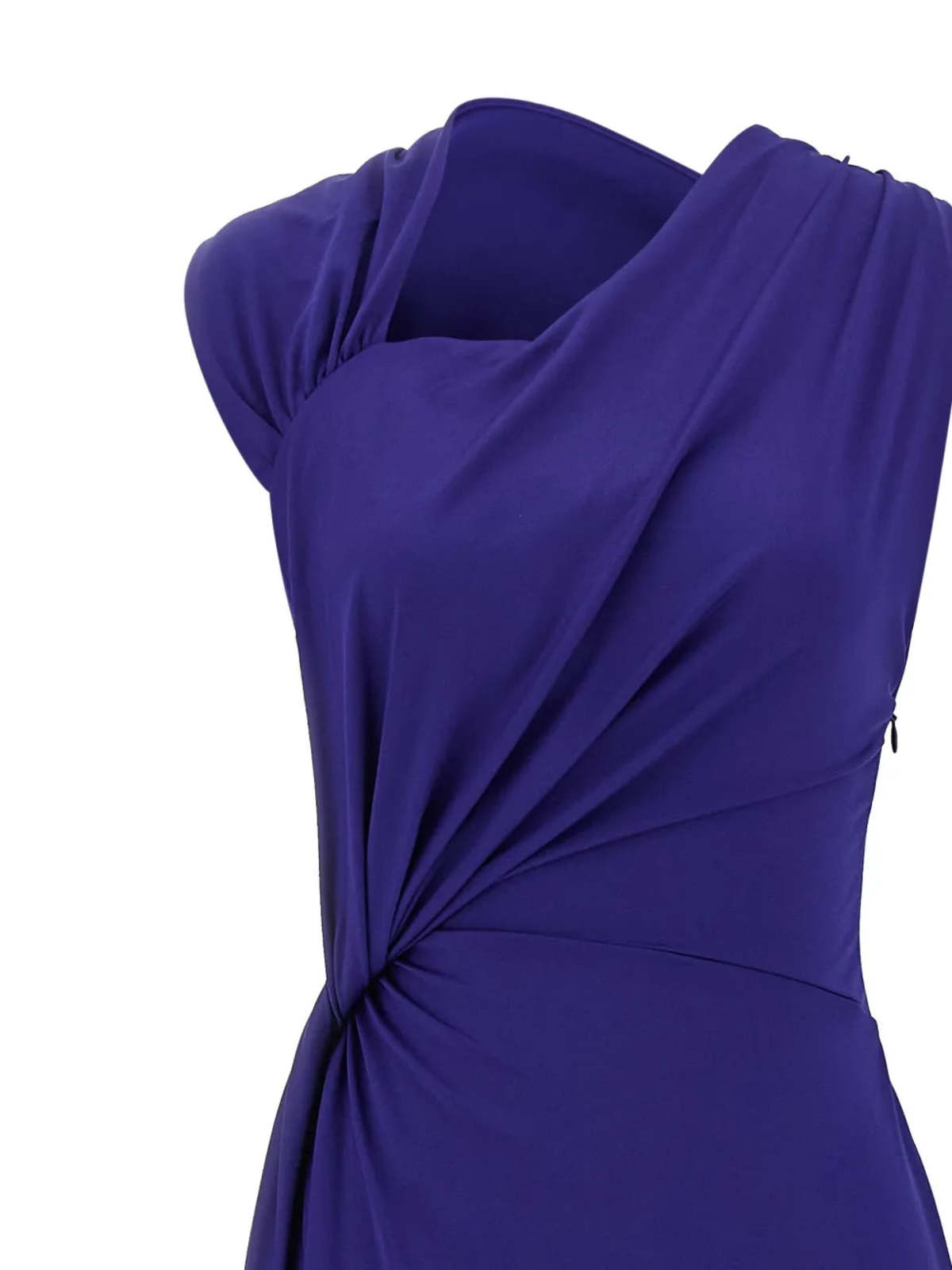 Victoria Beckham Cap Sleeve Midi Dress - Image 6 of 7
