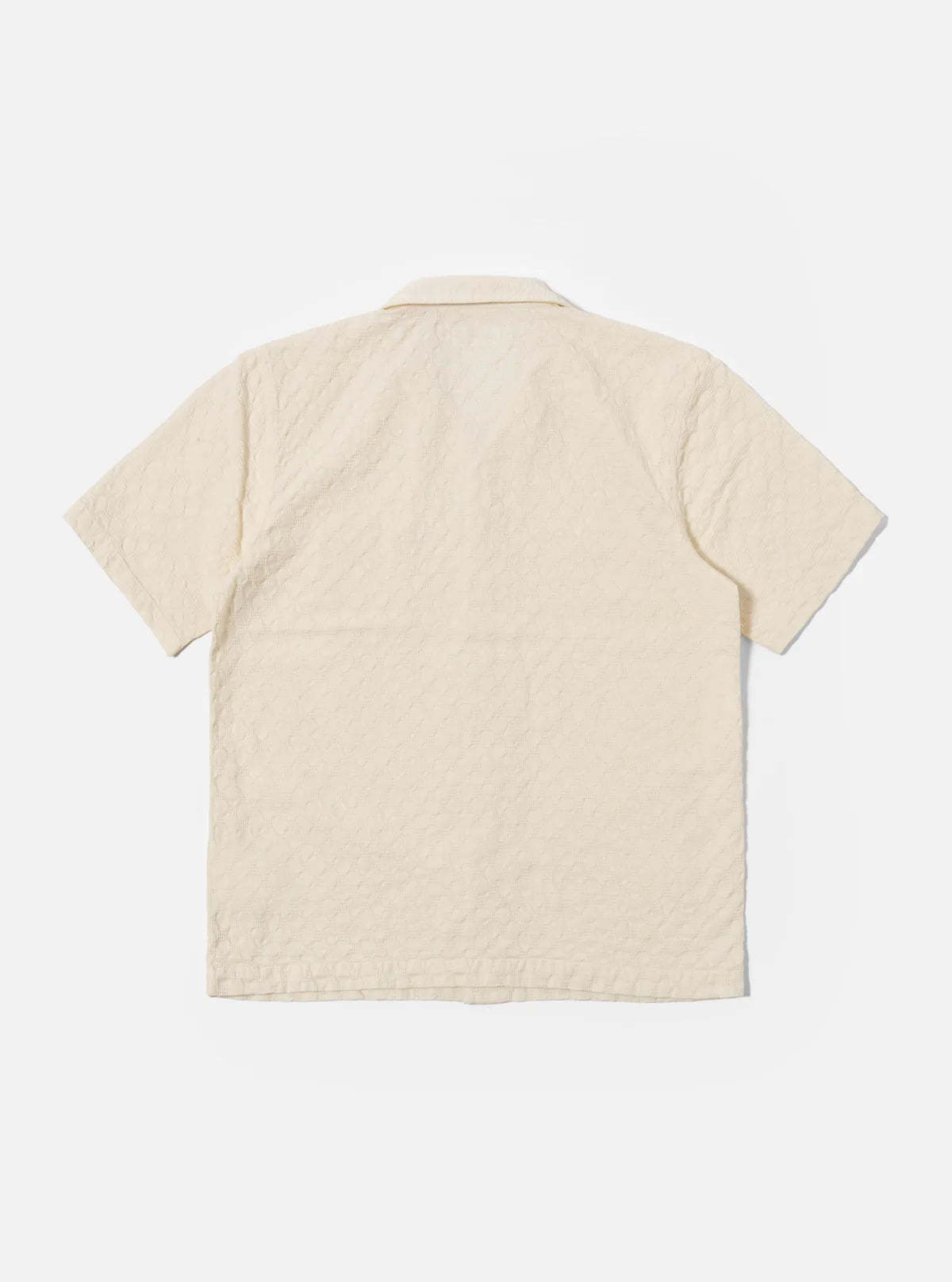 Universal Works Ecru Dot Waffle Road Shirt - Image 4 of 6