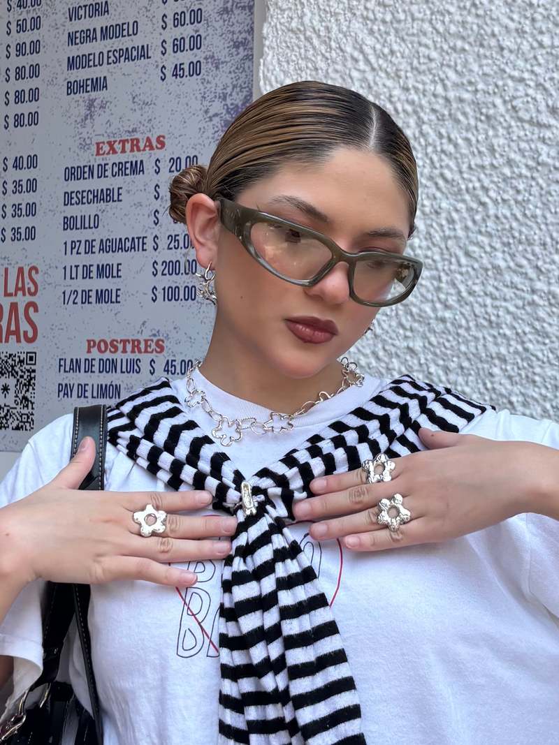 amemori Chunky Flower Ring