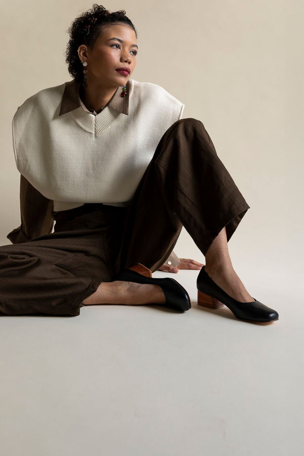 Huma Blanco Luisa Low Heel Heels