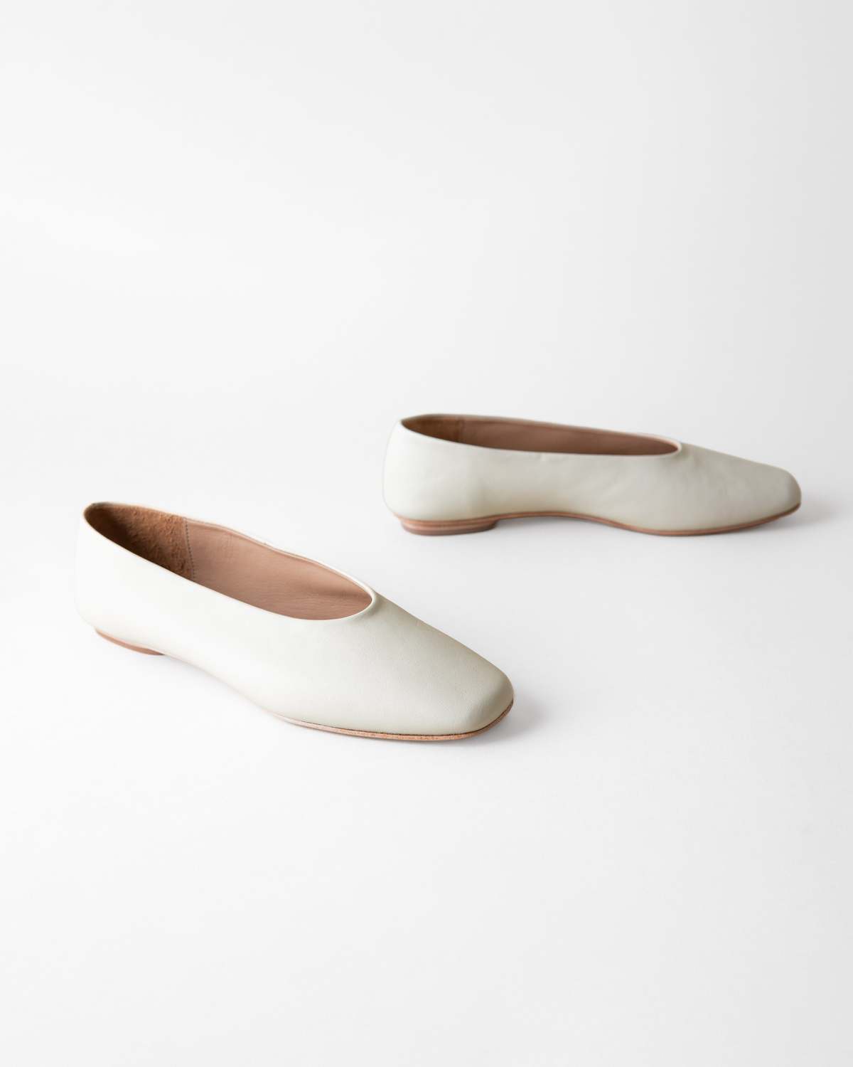 Huma Blanco Margaux Ballet Flat Bone Nappa - Image 3 of 5