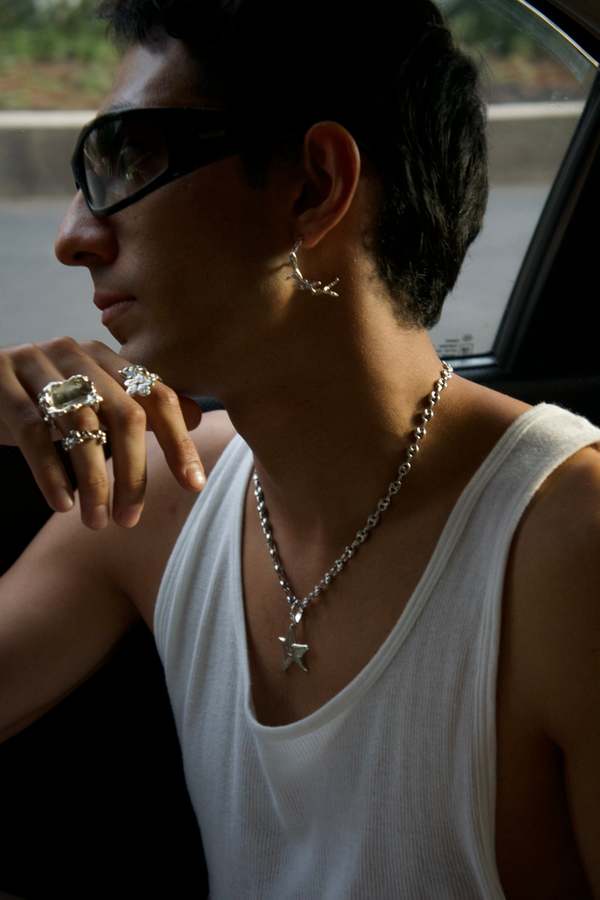 amemori Smiley Star Necklace