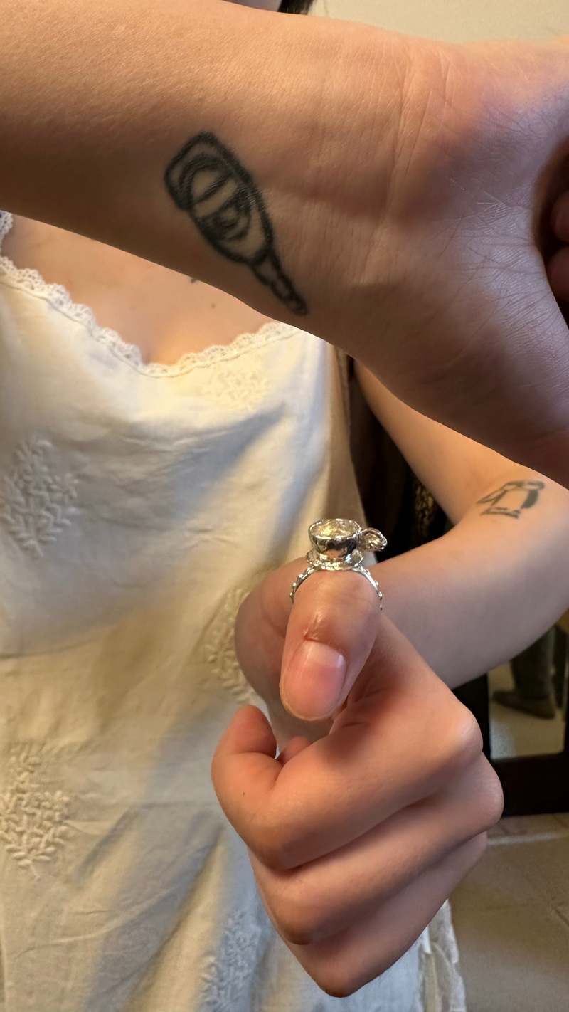 amemori Tea Cup Ring