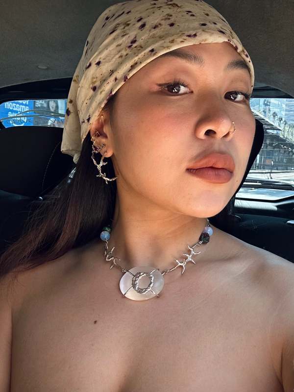 amemori Thorn Hoop Earring