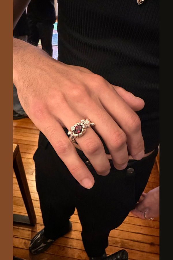 amemori Volcan Ring - Silver