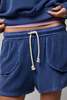 Asher Lainey Cotton Sherpa Shorts - Blue Haze - Thumbnail 5