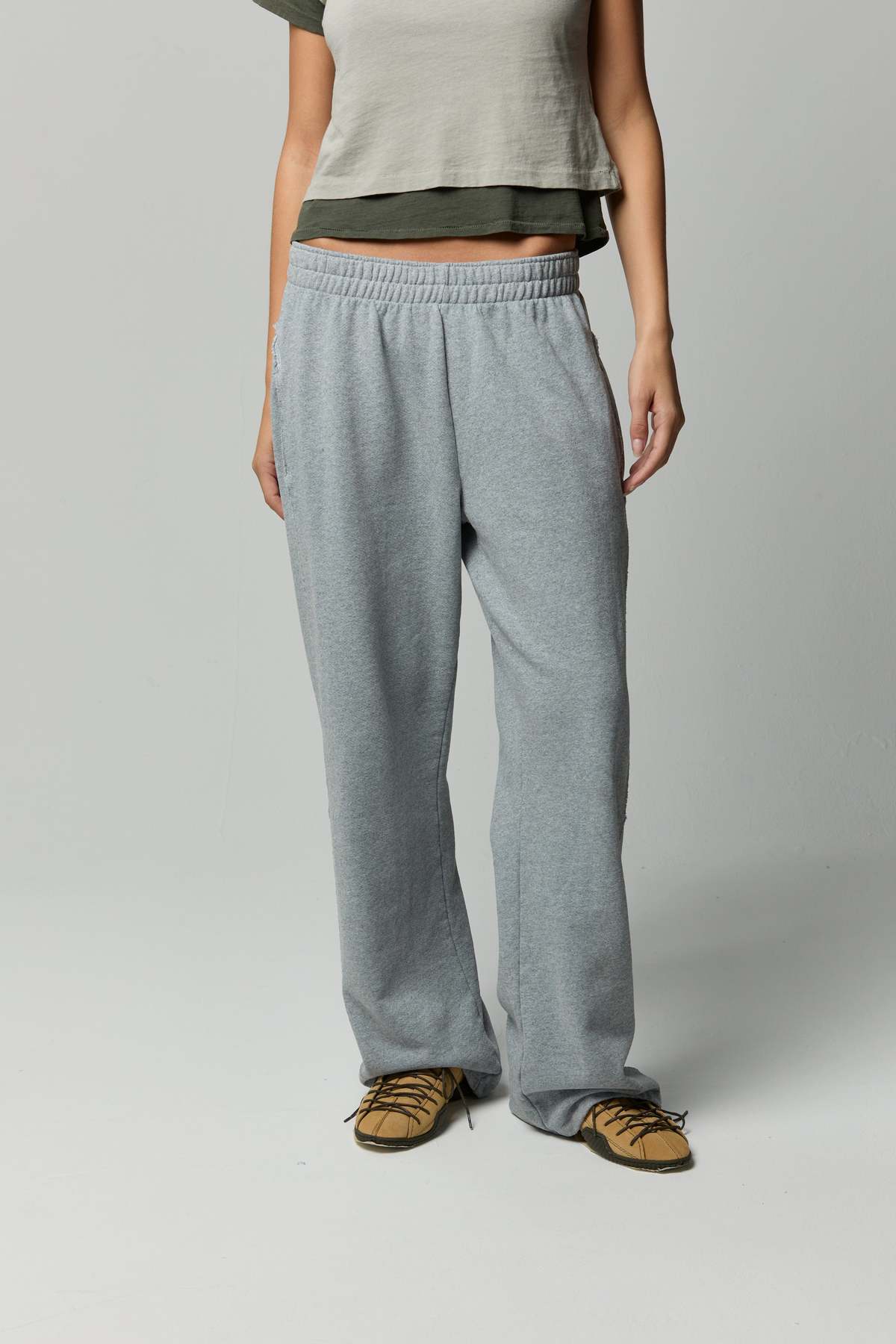 Asher Siena Sweatpant - Heather Grey - Image 1 of 4