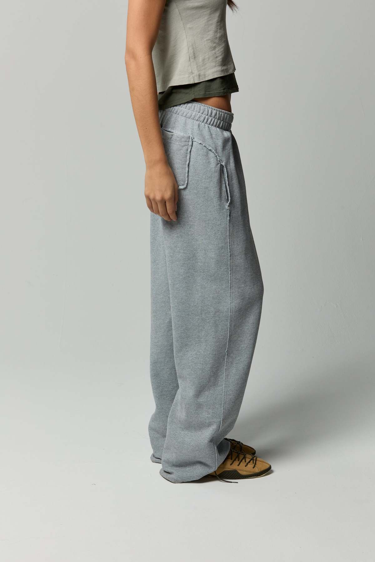 Asher Siena Sweatpant - Heather Grey - Image 2 of 4