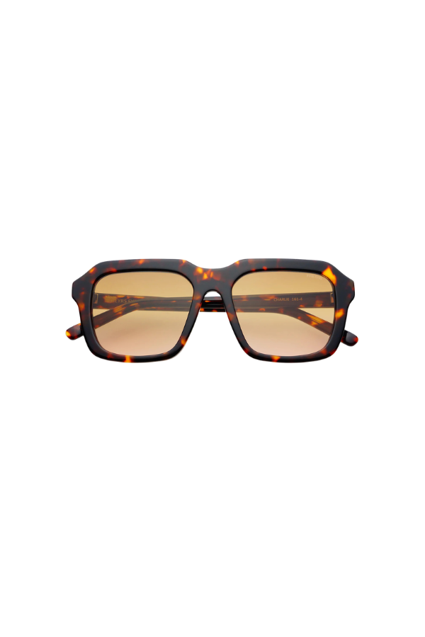 FREYRS Eyewear Charlie Acetate Unisex Rectangular Sunglasses - Dark Tortoise