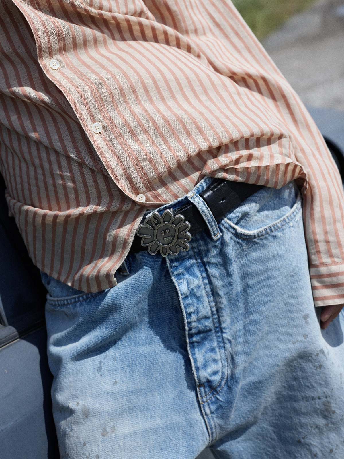 Sunflower Flower Buckle Belt - Image 2 of 2