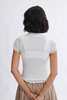 Eliza Faulkner Percy Polo Top - White - Thumbnail 2