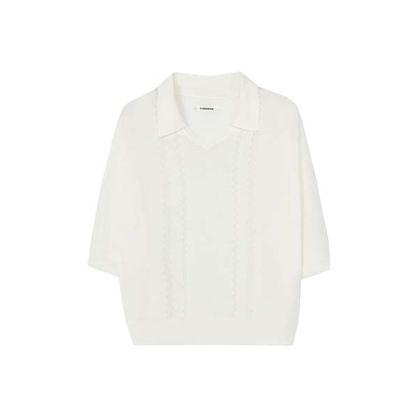 Cordera Lace Polo Sweater - Garza