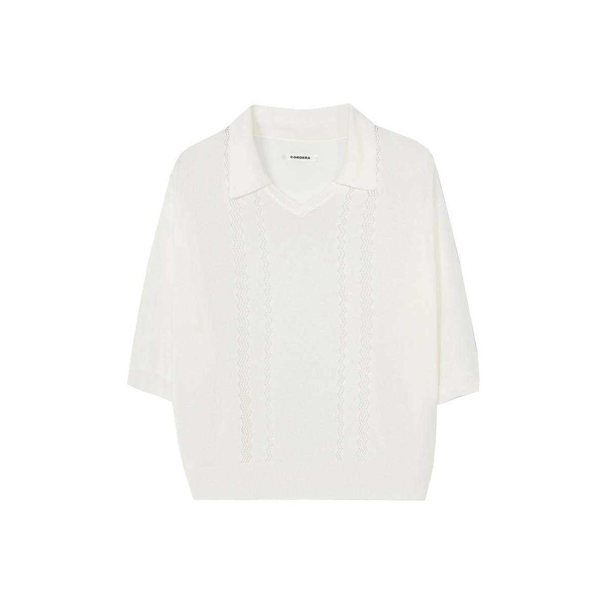 Cordera Lace Polo Sweater - Garza - Image 1 of 4