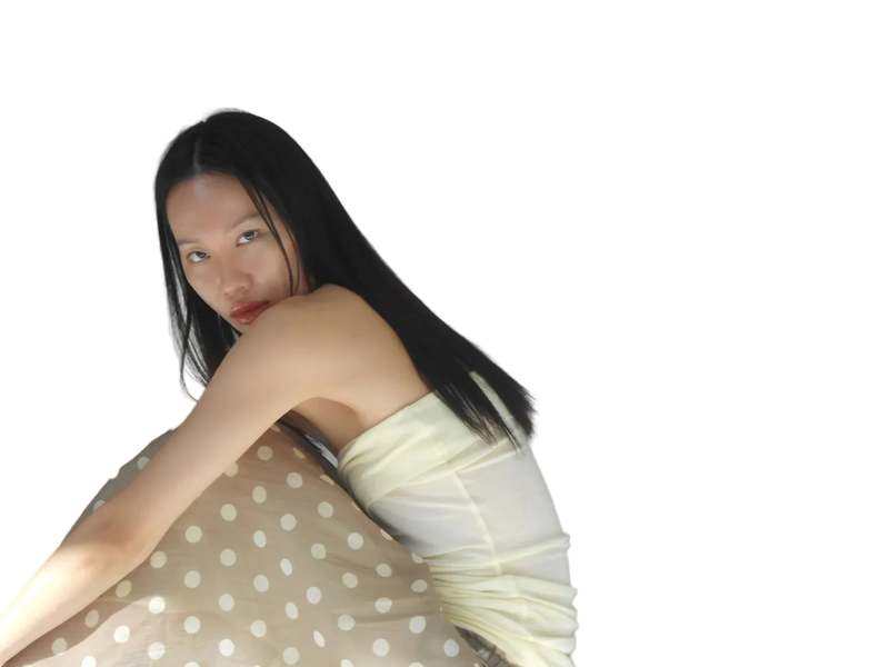 Find Me Now Haenim Polka Dot Skirt - Cream/Mocha