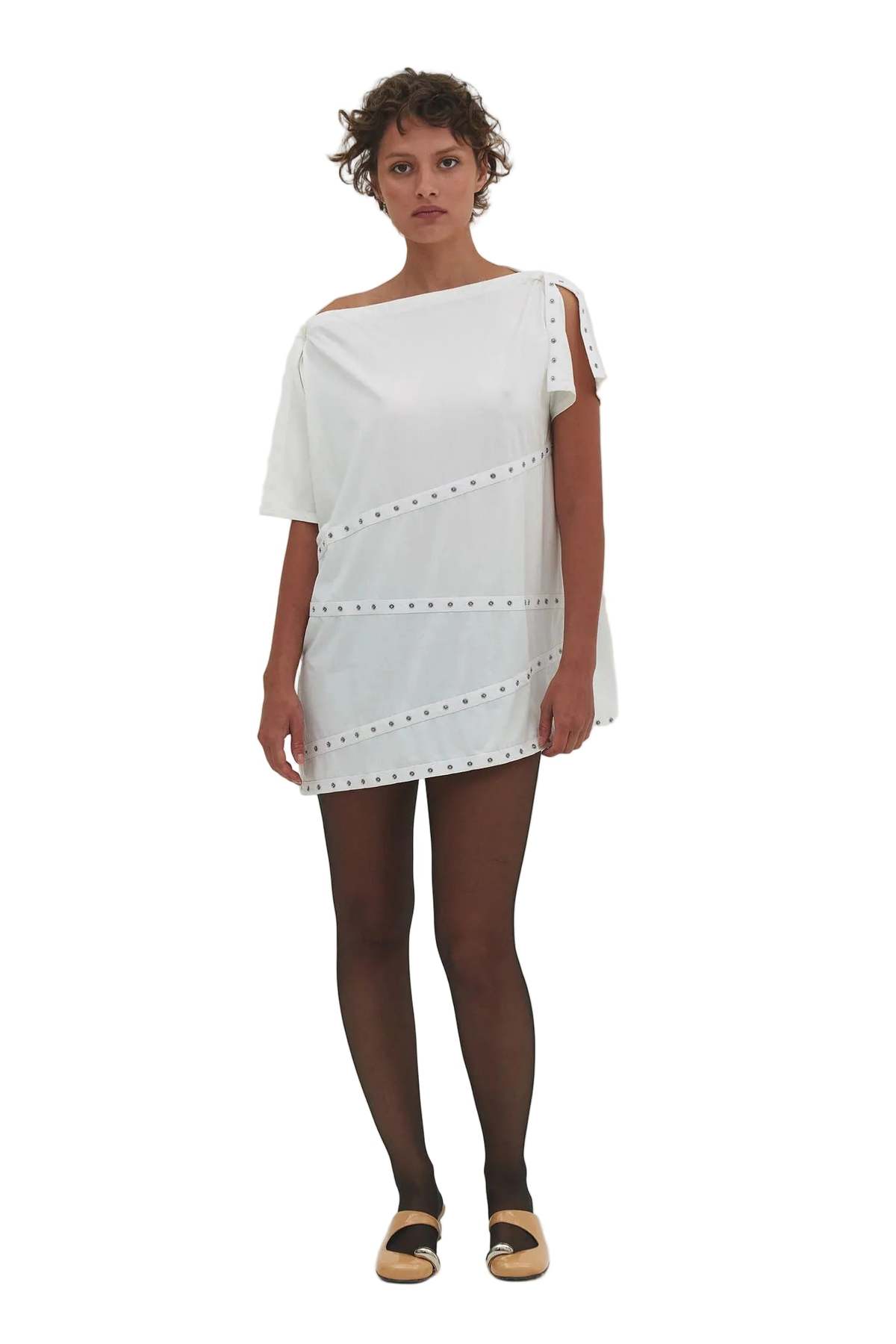 Find Me Now Lua Snap Multi-wear Dress/Top - Milk - Image 6 of 9