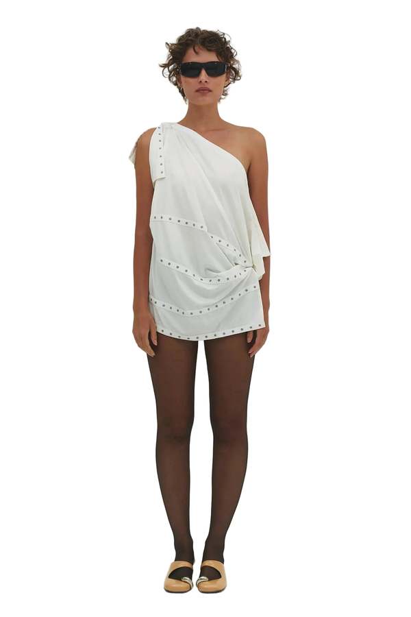 Find Me Now Lua Snap Multi-wear Dress/Top - Milk