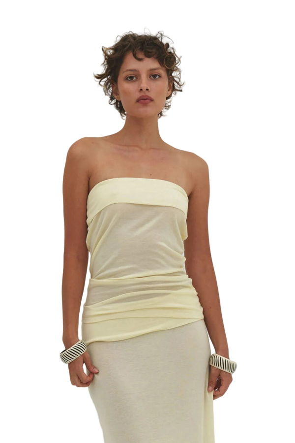 Find Me Now Nara Tube Top - Butter