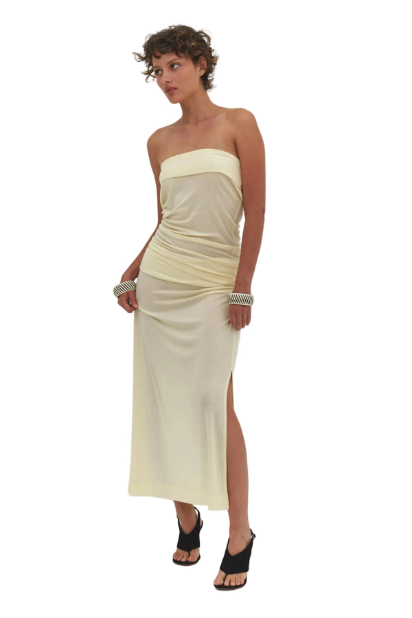 Find Me Now Nara Tube Top - Butter